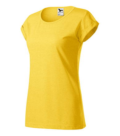 Fusion - Tričko dámske (žltý melír)