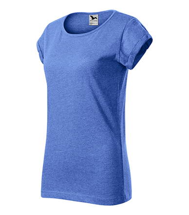 Fusion - Tričko dámske (modrý melír)