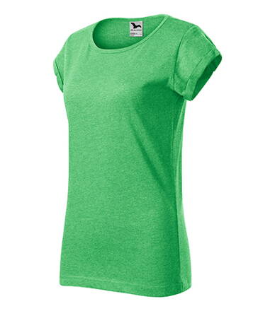 Fusion - Tričko dámske (zelený melír)