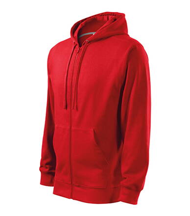 Trendy Zipper - Mikina pánska (červená)