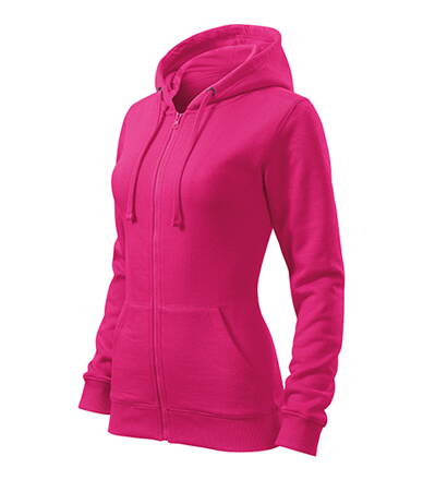 Trendy Zipper - Mikina dámska (purpurová)