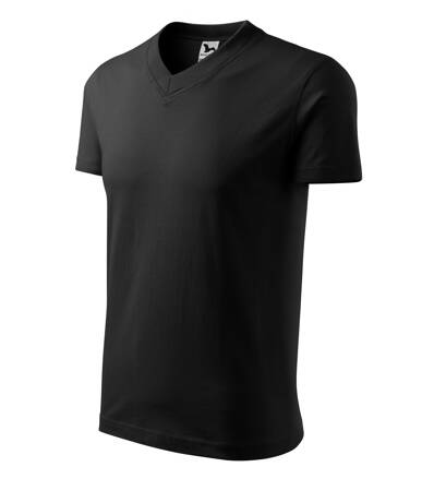 V-neck - Tričko unisex (čierna)