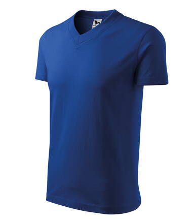 V-neck - Tričko unisex (kráľovská modrá)