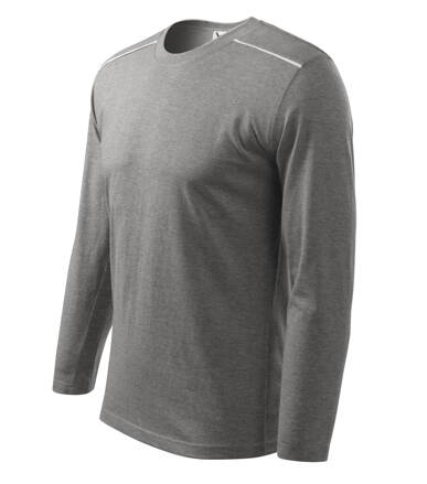 Long Sleeve - Tričko unisex (tmavosivý melír)