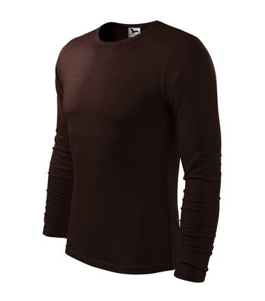 Fit-T LS - Tričko pánske (kávová)