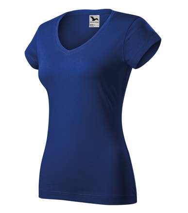 Fit V-neck - Tričko dámske (kráľovská modrá)