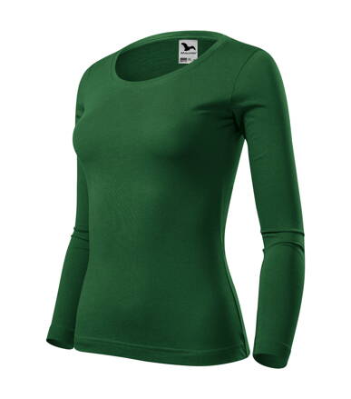 Fit-T LS - Tričko dámske (fľaškovozelená)