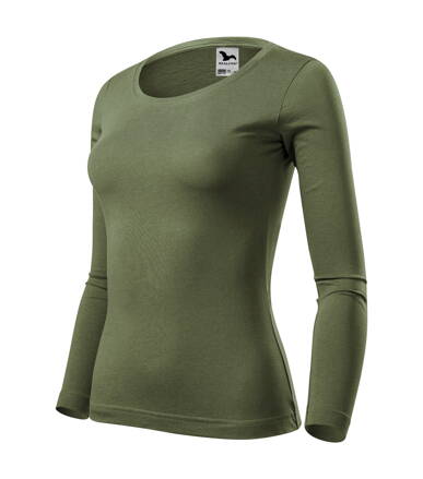 Fit-T LS - Tričko dámske (khaki)