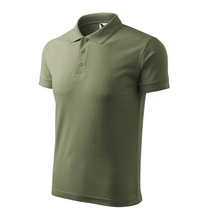 Pique Polo - Polokošeľa pánska (khaki)