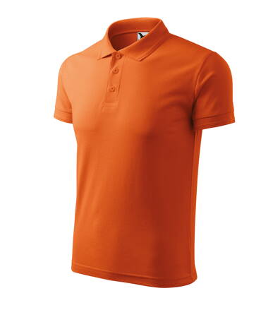 Pique Polo - Polokošeľa pánska (oranžová)