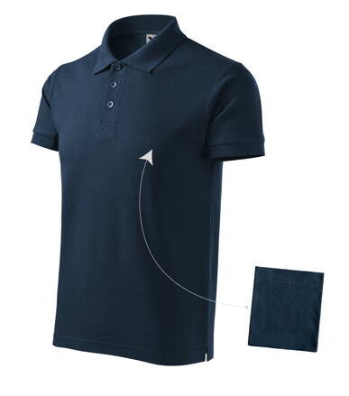 Cotton - Polokošeľa pánska (tmavomodrá)