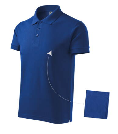 Cotton - Polokošeľa pánska (kráľovská modrá)