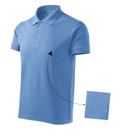 Cotton - Polokošeľa pánska (nebeská modrá)