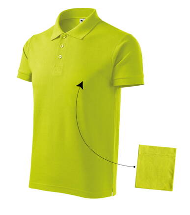 Cotton - Polokošeľa pánska (limetková)