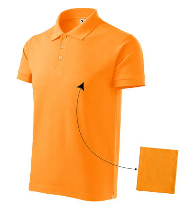 Cotton - Polokošeľa pánska (mandarínková oranžová)