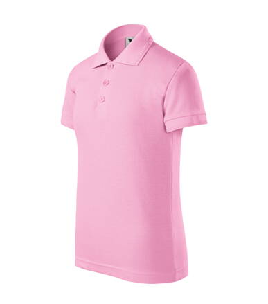 Pique Polo - Polokošeľa detská (ružová)