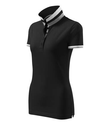 Collar Up - Polokošeľa dámska (čierna)