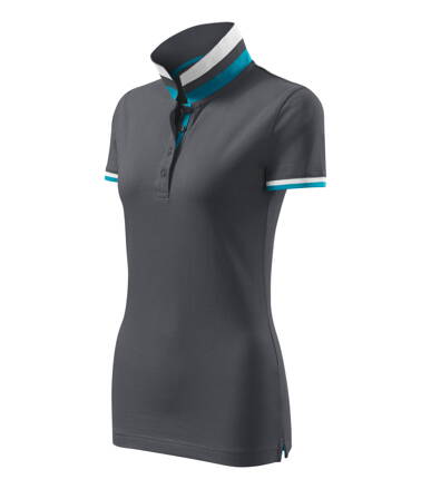 Collar Up - Polokošeľa dámska (light anthracite)