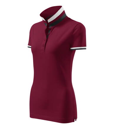 Collar Up - Polokošeľa dámska (garnet)