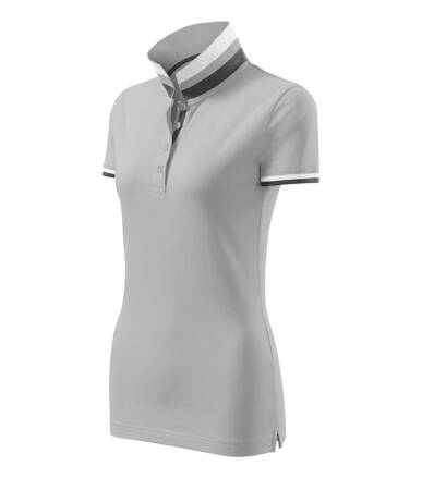 Collar Up - Polokošeľa dámska (strieborno sivá)