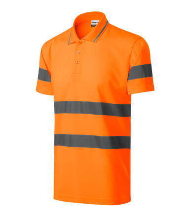 HV Runway - Polokošeľa unisex (fluorescenčná oranžová)
