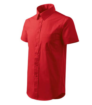 Shirt short sleeve - Košeľa pánska (červená)