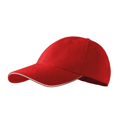 Sandwich 6P - Čiapka unisex (červená)