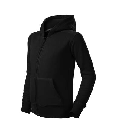 Trendy Zipper - Mikina detská (čierna)
