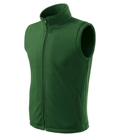 Next - Fleece vesta unisex (fľaškovozelená)