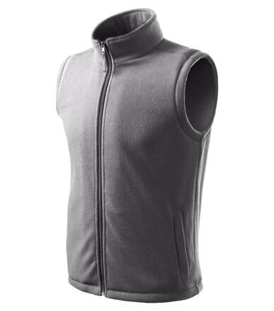 Next - Fleece vesta unisex (oceľovo sivá)