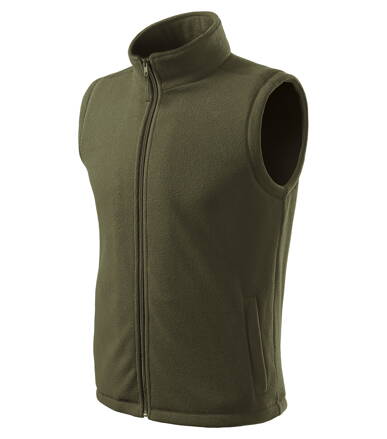 Next - Fleece vesta unisex (military)