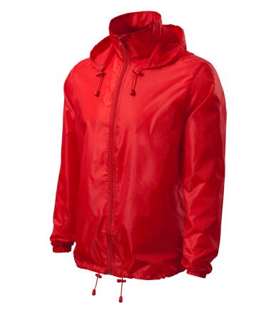 Windy - Vetrovka unisex (červená)