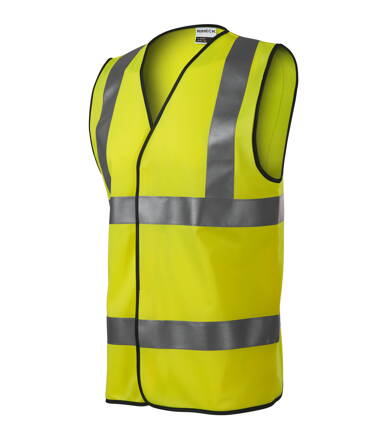 HV Bright - Bezpečnostná vesta unisex (fluorescenčná žltá)