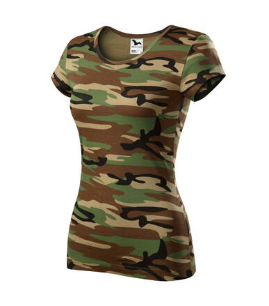 Camo Pure - Tričko dámske (camouflage brown)