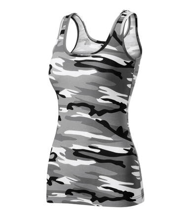 Camo Triumph - Top dámsky (camouflage gray)