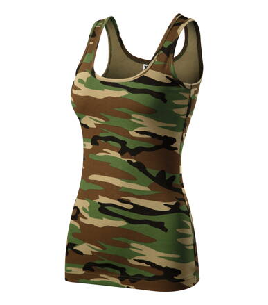 Camo Triumph - Top dámsky (camouflage brown)