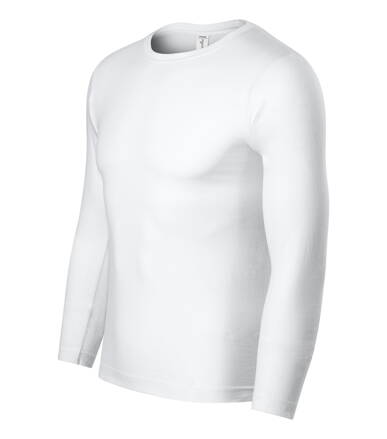 Progress LS - Tričko unisex (biela)