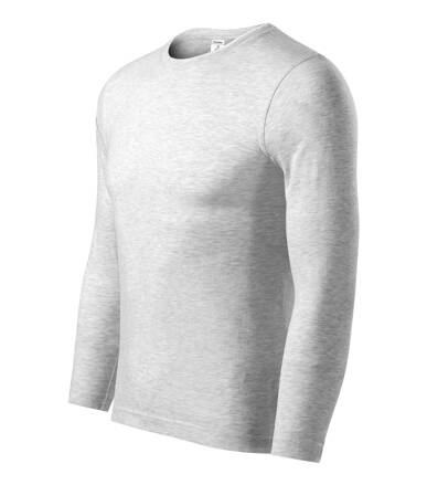 Progress LS - Tričko unisex (svetlosivý melír)