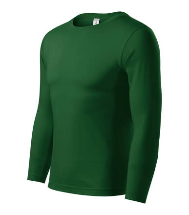 Progress LS - Tričko unisex (fľaškovozelená)