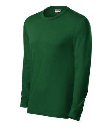 Resist LS - Tričko unisex (fľaškovozelená)