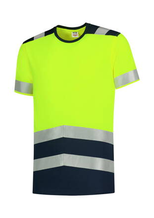 T-Shirt High Vis Bicolor - Tričko pánske (fluorescenčná žltá)