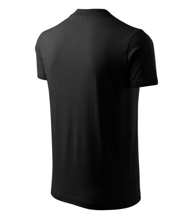 V-neck - Tričko unisex (čierna)