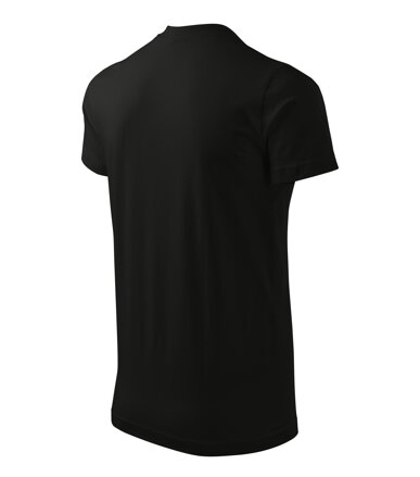 Heavy V-neck - Tričko unisex (čierna)