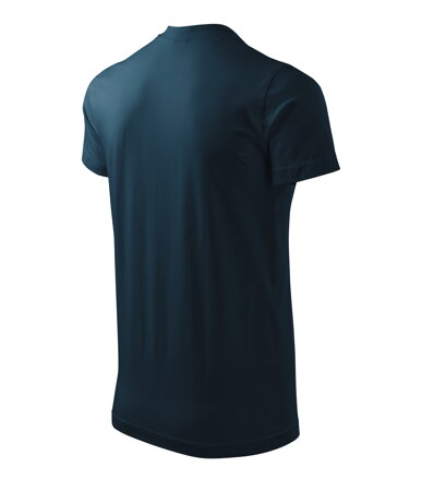 Heavy V-neck - Tričko unisex (tmavomodrá)