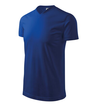 Heavy V-neck - Tričko unisex (kráľovská modrá)