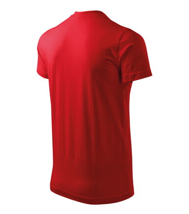 Heavy V-neck - Tričko unisex (červená)