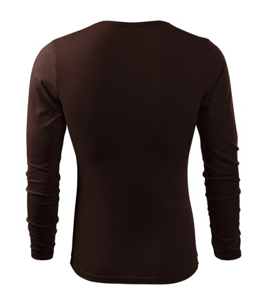 Fit-T LS - Tričko pánske (kávová)