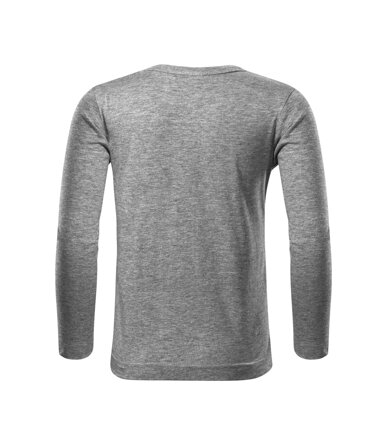 Fit-T LS - Tričko detské (tmavosivý melír)
