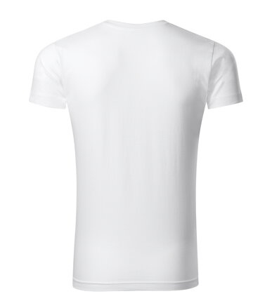 Slim Fit V-neck - Tričko pánske (biela)