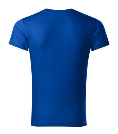 Slim Fit V-neck - Tričko pánske (kráľovská modrá)